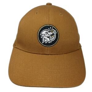 CornerStone Snapback Hat Brown One Size Eagle Coffee & Bakery Cotton Structured